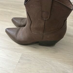 Indigo Brown Ankle Booties